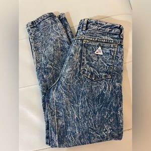 Vintage Joan Darc acid wash straight jeans 27
